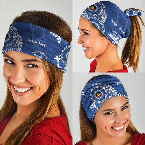 Kangaroos NAIDOC 2026 Personalised Neck Gaiter 50 Years of Deadly Aboriginal Art