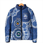 Kangaroos NAIDOC 2026 Personalised Padded Jacket 50 Years of Deadly Aboriginal Art