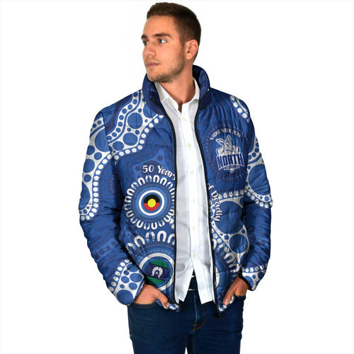 Kangaroos NAIDOC 2026 Personalised Padded Jacket 50 Years of Deadly Aboriginal Art