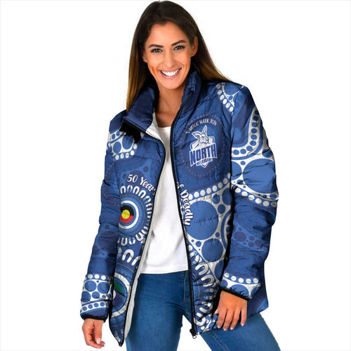 Kangaroos NAIDOC 2026 Personalised Padded Jacket 50 Years of Deadly Aboriginal Art