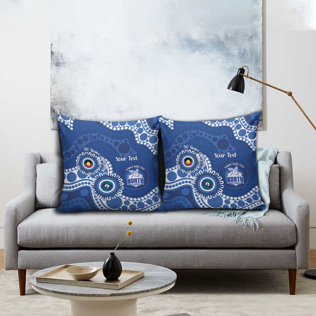 Kangaroos NAIDOC 2026 Personalised Pillow Cover 50 Years of Deadly Aboriginal Art