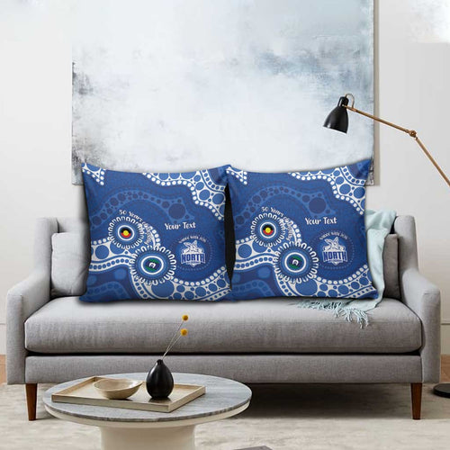 Kangaroos NAIDOC 2026 Personalised Pillow Cover 50 Years of Deadly Aboriginal Art