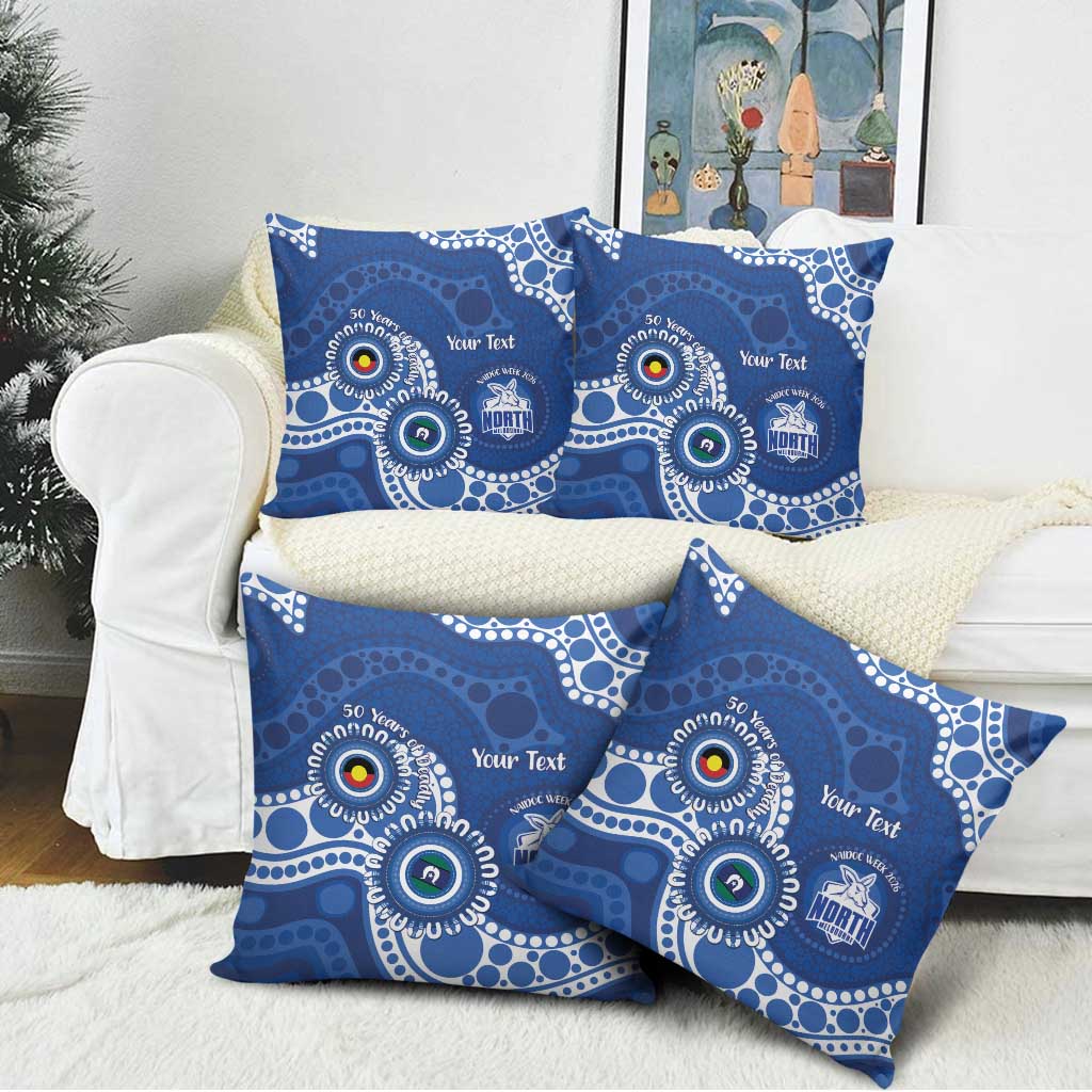 Kangaroos NAIDOC 2026 Personalised Pillow Cover 50 Years of Deadly Aboriginal Art