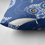 Kangaroos NAIDOC 2026 Personalised Pillow Cover 50 Years of Deadly Aboriginal Art