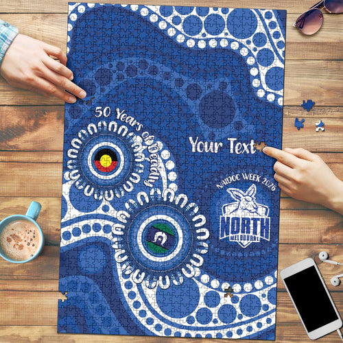 Kangaroos NAIDOC 2026 Personalised Puzzle 50 Years of Deadly Aboriginal Art