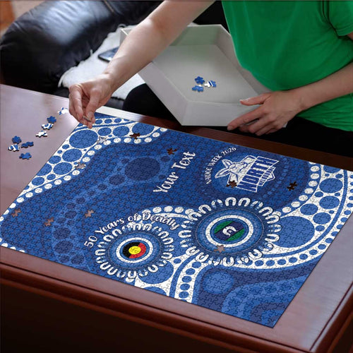 Kangaroos NAIDOC 2026 Personalised Puzzle 50 Years of Deadly Aboriginal Art