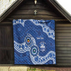 Kangaroos NAIDOC 2026 Personalised Quilt 50 Years of Deadly Aboriginal Art