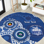 Kangaroos NAIDOC 2026 Personalised Round Carpet 50 Years of Deadly Aboriginal Art