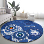 Kangaroos NAIDOC 2026 Personalised Round Carpet 50 Years of Deadly Aboriginal Art