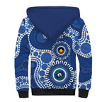 Kangaroos NAIDOC 2026 Personalised Sherpa Hoodie 50 Years of Deadly Aboriginal Art