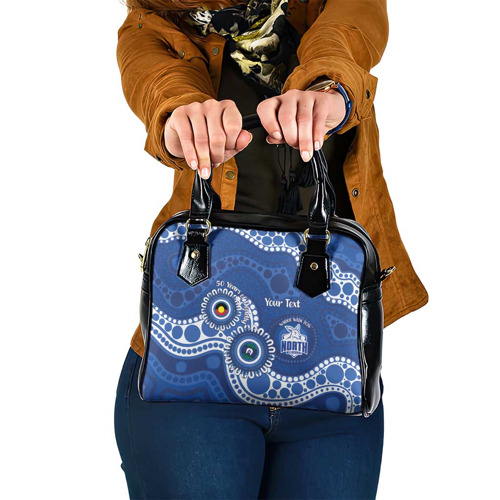 Kangaroos NAIDOC 2026 Personalised Shoulder Handbag 50 Years of Deadly Aboriginal Art