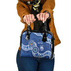 Kangaroos NAIDOC 2026 Personalised Shoulder Handbag 50 Years of Deadly Aboriginal Art
