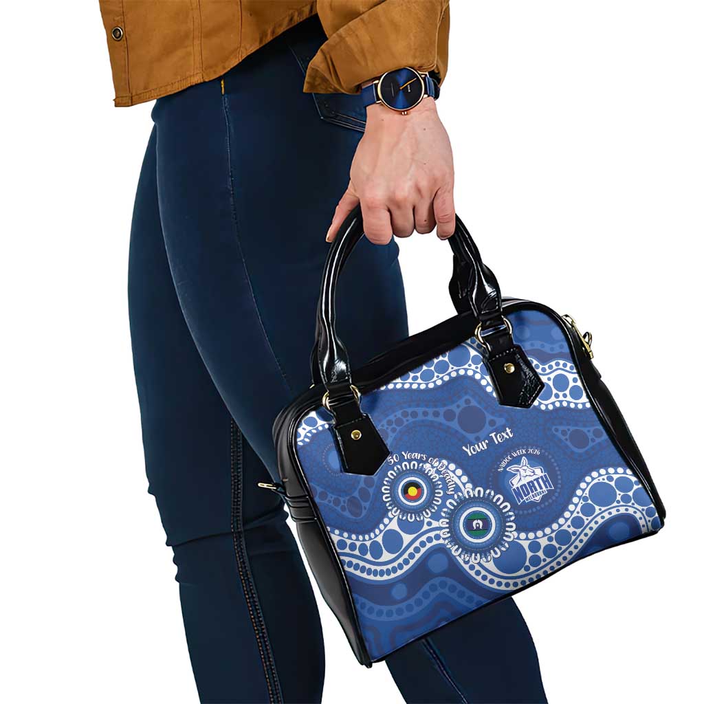 Kangaroos NAIDOC 2026 Personalised Shoulder Handbag 50 Years of Deadly Aboriginal Art