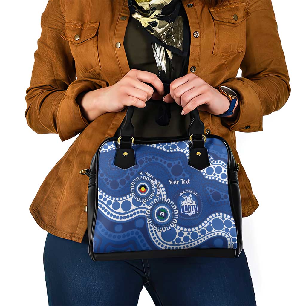 Kangaroos NAIDOC 2026 Personalised Shoulder Handbag 50 Years of Deadly Aboriginal Art