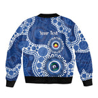 Kangaroos NAIDOC 2026 Personalised Sleeve Zip Bomber Jacket 50 Years of Deadly Aboriginal Art