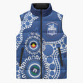 Kangaroos NAIDOC 2026 Personalised Sleeveless Puffer Jacket 50 Years of Deadly Aboriginal Art