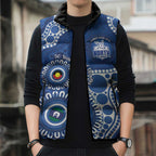 Kangaroos NAIDOC 2026 Personalised Sleeveless Puffer Jacket 50 Years of Deadly Aboriginal Art