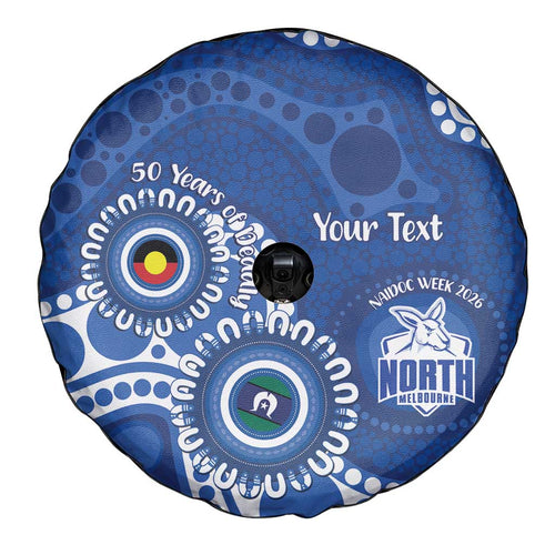 Kangaroos NAIDOC 2026 Personalised Spare Tire Cover 50 Years of Deadly Aboriginal Art