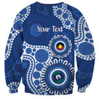 Kangaroos NAIDOC 2026 Personalised Sweatshirt 50 Years of Deadly Aboriginal Art