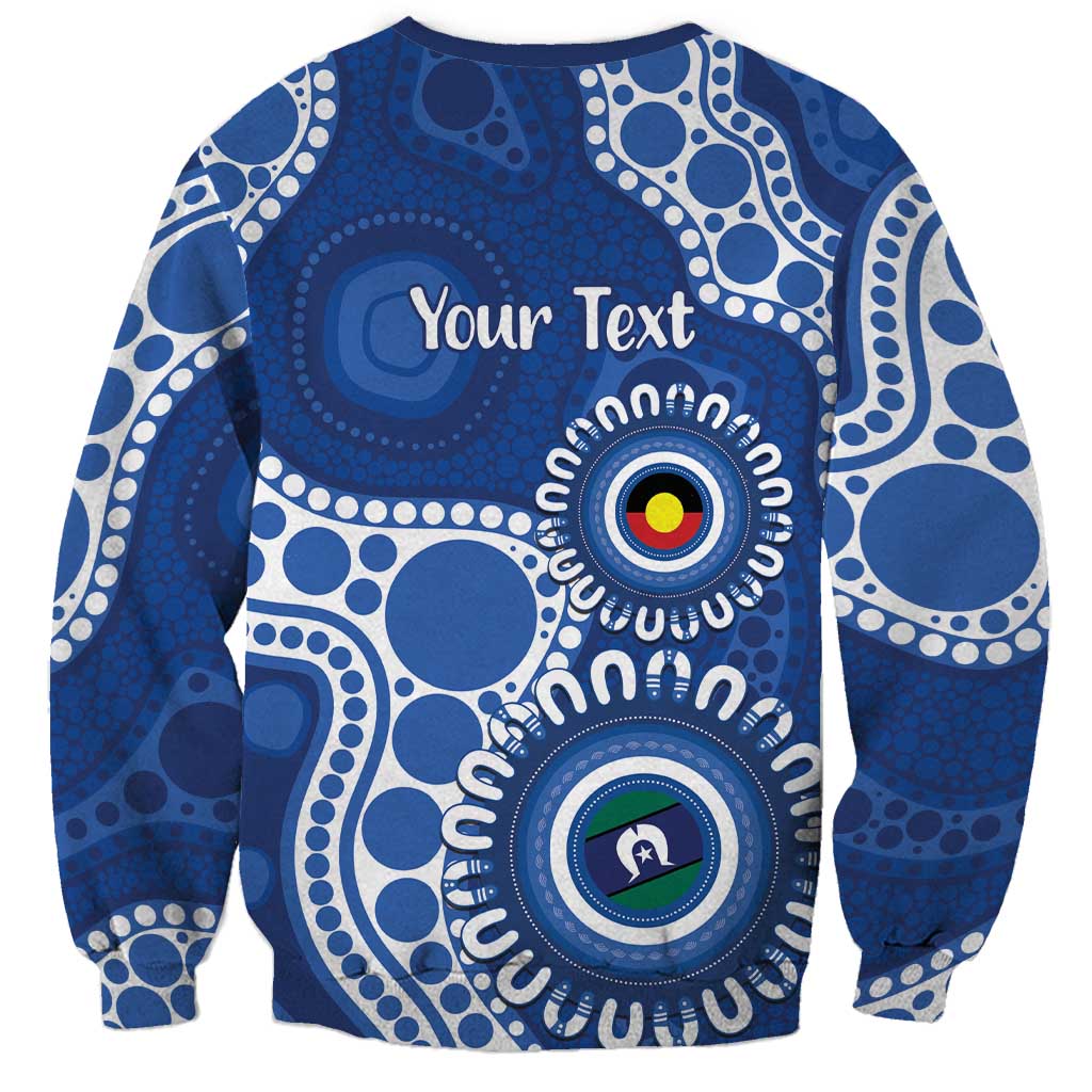 Kangaroos NAIDOC 2026 Personalised Sweatshirt 50 Years of Deadly Aboriginal Art
