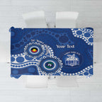 Kangaroos NAIDOC 2026 Personalised Tablecloth 50 Years of Deadly Aboriginal Art