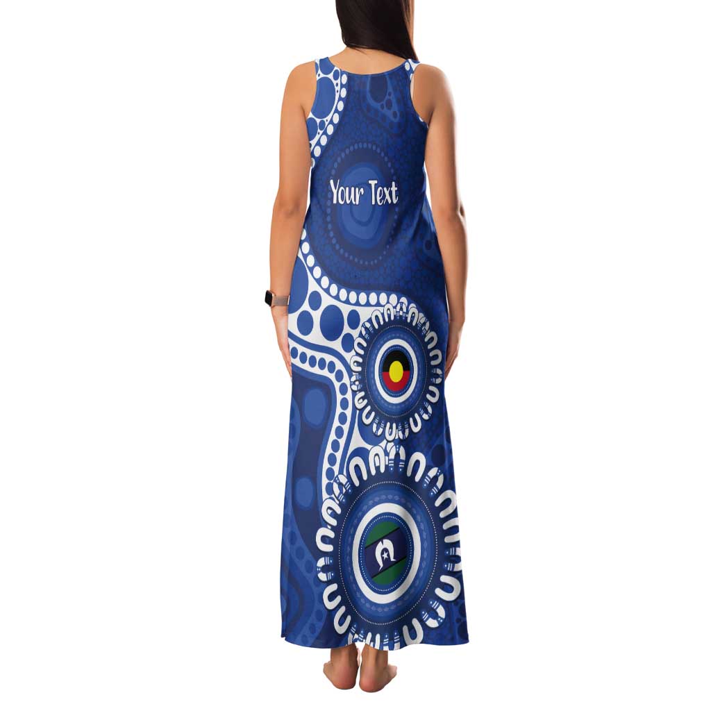 Kangaroos NAIDOC 2026 Personalised Tank Maxi Dress 50 Years of Deadly Aboriginal Art