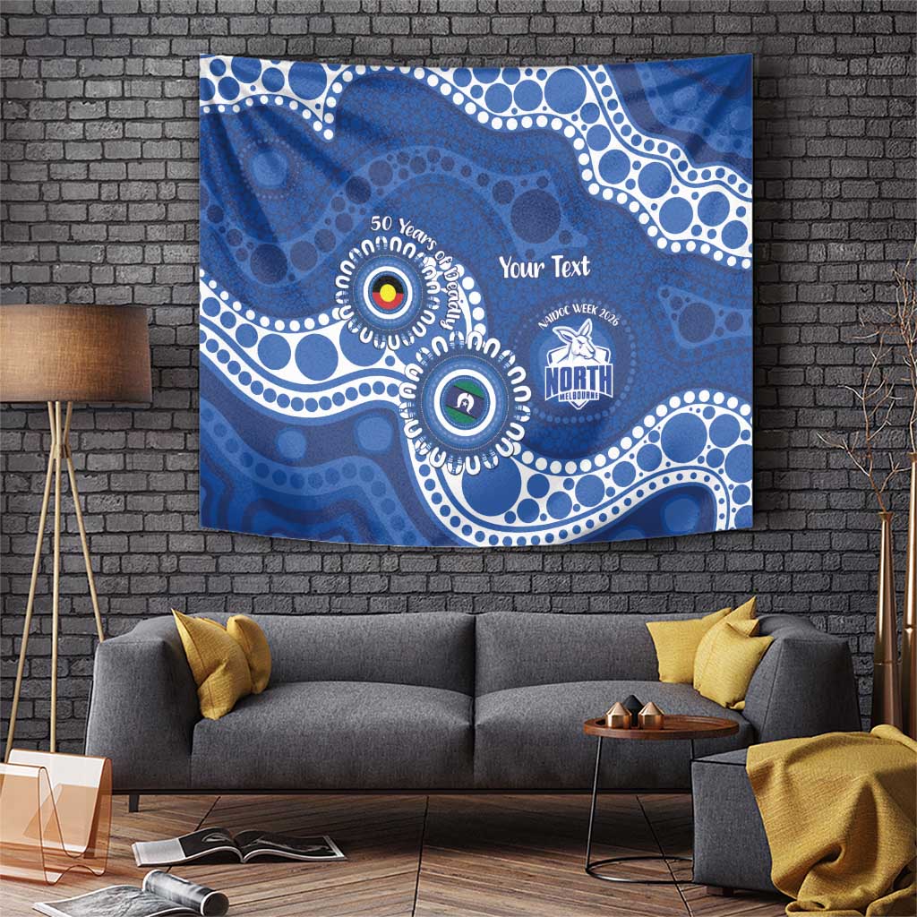 Kangaroos NAIDOC 2026 Personalised Tapestry 50 Years of Deadly Aboriginal Art
