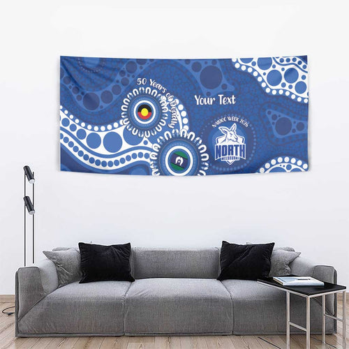 Kangaroos NAIDOC 2026 Personalised Tapestry 50 Years of Deadly Aboriginal Art