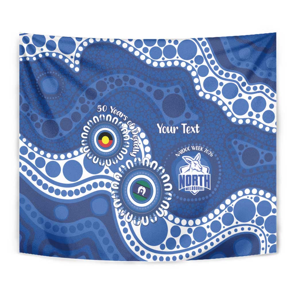Kangaroos NAIDOC 2026 Personalised Tapestry 50 Years of Deadly Aboriginal Art