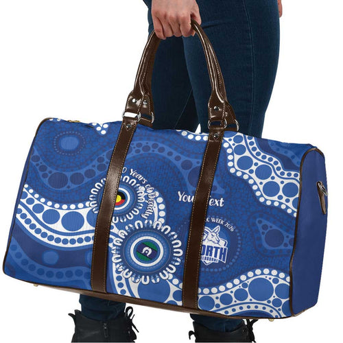 Kangaroos NAIDOC 2026 Personalised Travel Bag 50 Years of Deadly Aboriginal Art