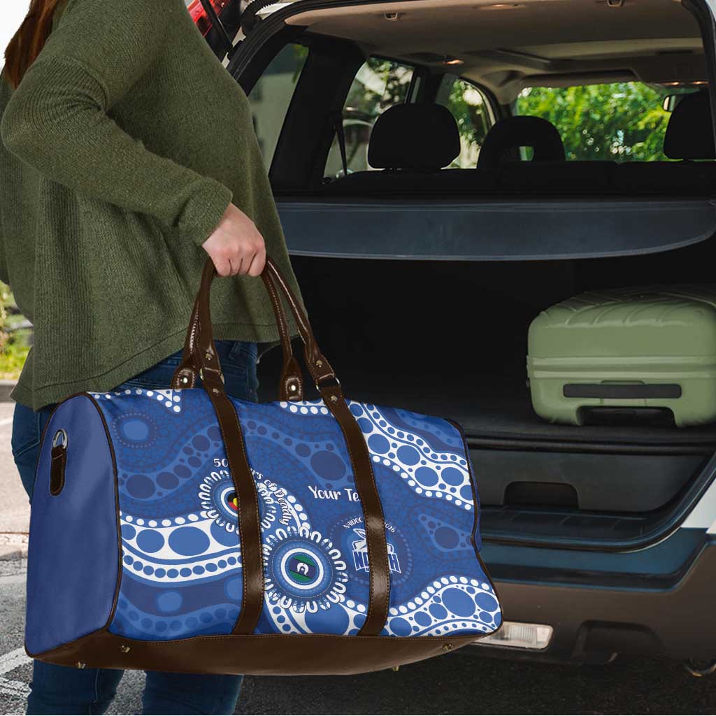 Kangaroos NAIDOC 2026 Personalised Travel Bag 50 Years of Deadly Aboriginal Art