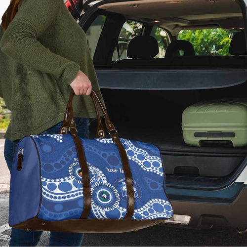 Kangaroos NAIDOC 2026 Personalised Travel Bag 50 Years of Deadly Aboriginal Art