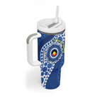 Kangaroos NAIDOC 2026 Personalised Tumbler With Handle 50 Years of Deadly Aboriginal Art