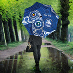 Kangaroos NAIDOC 2026 Personalised Umbrella 50 Years of Deadly Aboriginal Art
