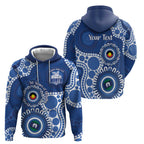 Kangaroos NAIDOC 2026 Personalised Zip Hoodie 50 Years of Deadly Aboriginal Art