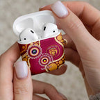 Brisbane Lions NAIDOC 2026 Personalised AirPods Case 50 Years of Deadly Aboriginal Art