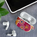 Brisbane Lions NAIDOC 2026 Personalised AirPods Case 50 Years of Deadly Aboriginal Art