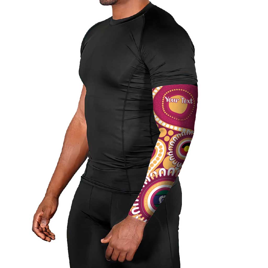 Brisbane Lions NAIDOC 2026 Personalised Arm Sleeves 50 Years of Deadly Aboriginal Art