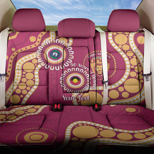 Brisbane Lions NAIDOC 2026 Personalised Back Car Seat Cover 50 Years of Deadly Aboriginal Art