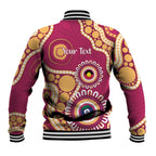 Brisbane Lions NAIDOC 2026 Personalised Baseball Jacket 50 Years of Deadly Aboriginal Art