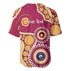 Brisbane Lions NAIDOC 2026 Personalised Baseball Jersey 50 Years of Deadly Aboriginal Art