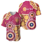 Brisbane Lions NAIDOC 2026 Personalised Baseball Jersey 50 Years of Deadly Aboriginal Art