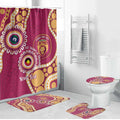 Brisbane Lions NAIDOC 2026 Personalised Bathroom Set 50 Years of Deadly Aboriginal Art