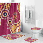 Brisbane Lions NAIDOC 2026 Personalised Bathroom Set 50 Years of Deadly Aboriginal Art