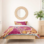Brisbane Lions NAIDOC 2026 Personalised Bedding Set 50 Years of Deadly Aboriginal Art