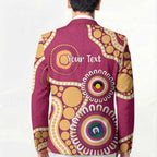 Brisbane Lions NAIDOC 2026 Personalised Blazer 50 Years of Deadly Aboriginal Art