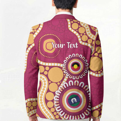 Brisbane Lions NAIDOC 2026 Personalised Blazer 50 Years of Deadly Aboriginal Art