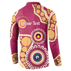 Brisbane Lions NAIDOC 2026 Personalised Button Sweatshirt 50 Years of Deadly Aboriginal Art