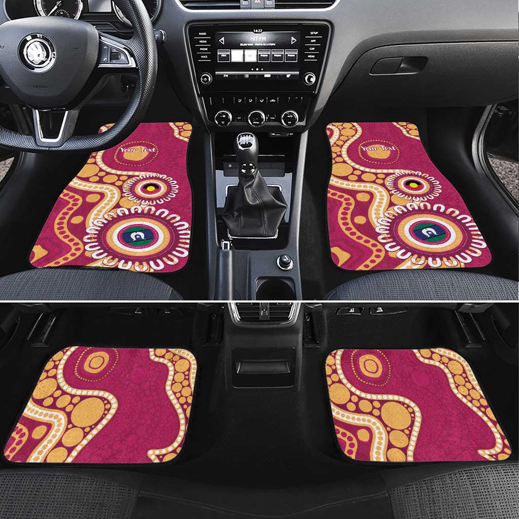 Brisbane Lions NAIDOC 2026 Personalised Car Mats 50 Years of Deadly Aboriginal Art
