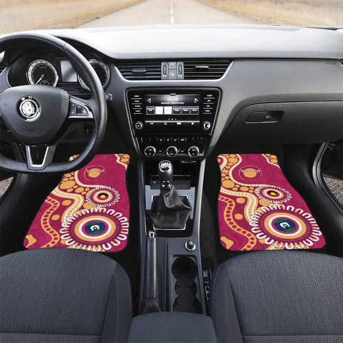 Brisbane Lions NAIDOC 2026 Personalised Car Mats 50 Years of Deadly Aboriginal Art